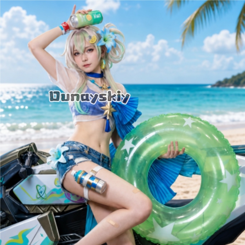 Party Games Summer - KS*16 Wuthering Waves Lynae Sommer-Badeanzug Cosplay-Kostüm