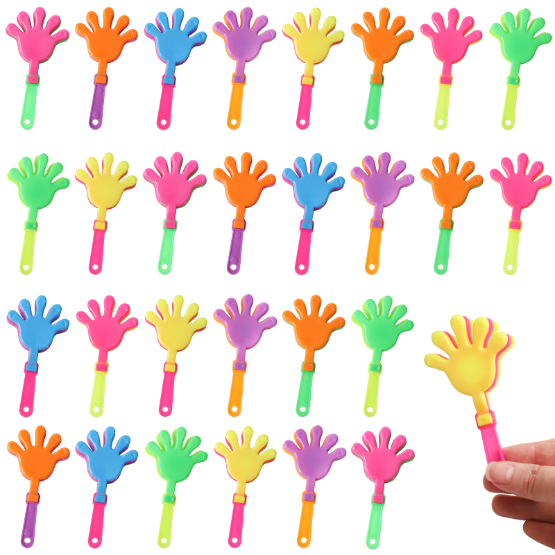 Party Games Engagement - 12/24 Stück Bunte Mini-Handklatscher für Sportwettkämpfe,