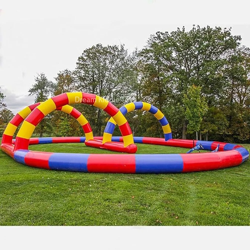 Party Games No Equipment - Aufblasbare Outdoor-Sportspielplatzausrüstung Bumper-Car-Arena Vergnügungspark Zorb-Ball-Rennstrecke Aufblasbare