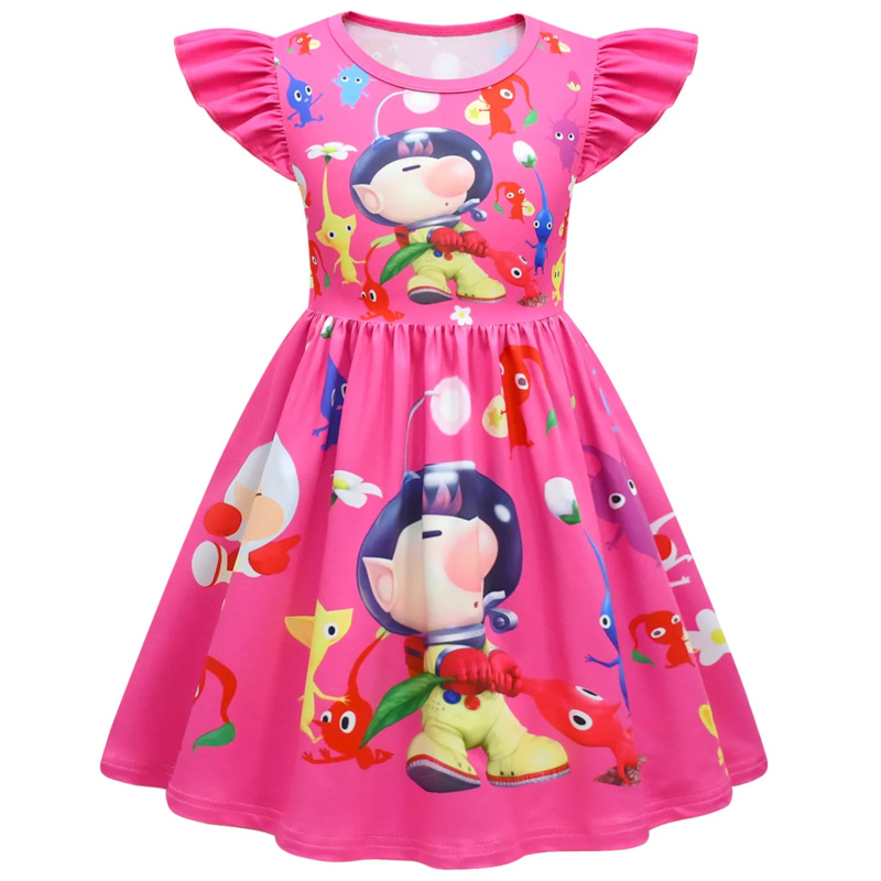 Party Games Summer - AIAI 2025 Mädchen Kleid Sommer Neue