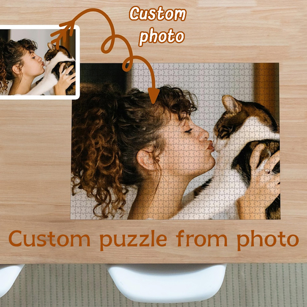 Party Games Easter - Personalisiertes Bild-Holzpuzzle 35/300/500/1000 Teile Individuelles Foto