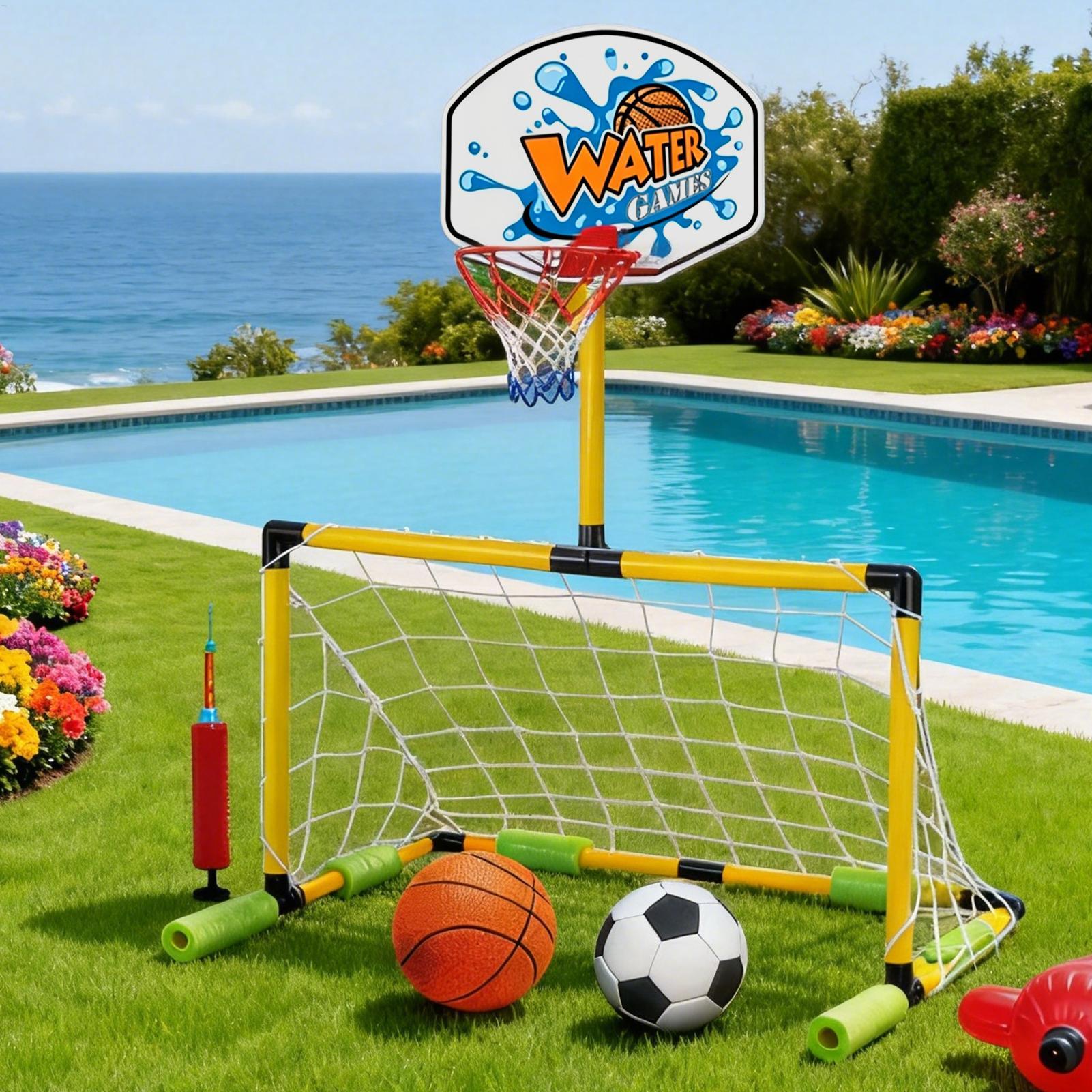 Pool-Basketballkorb 2-in-1 Fuß – Party Games Kids And Adults Bewertung und Preis