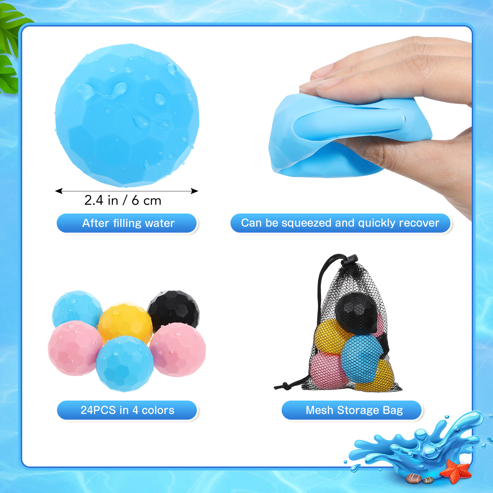 24 Stück Weiche, Geschmeidige  – Party Games Kids And Adults Bewertung und Preis