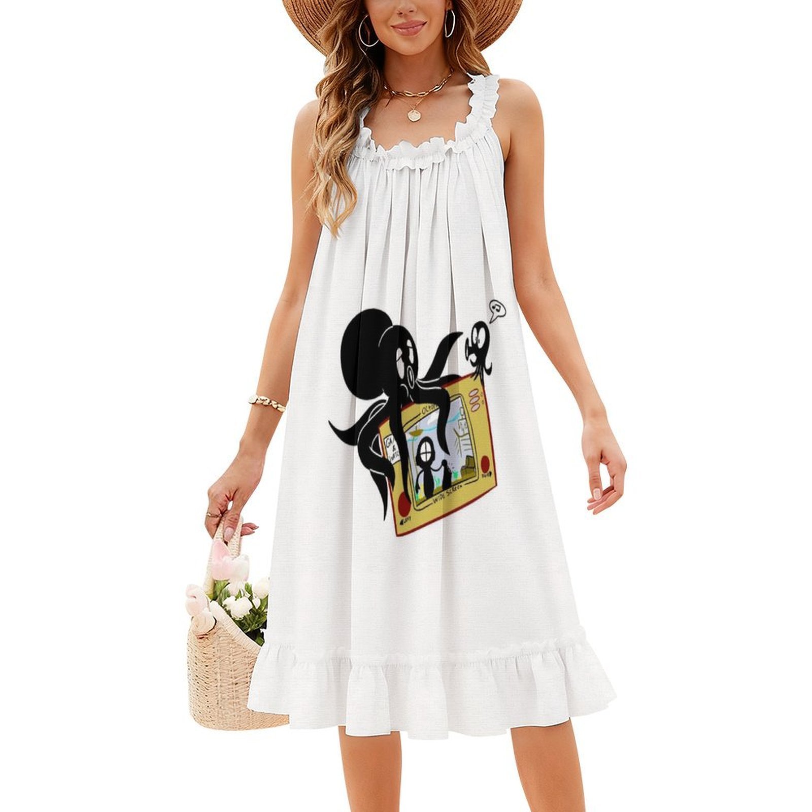 Octopus Vintage Bohemian Kleid – Party Games Summer Bewertung und Preis
