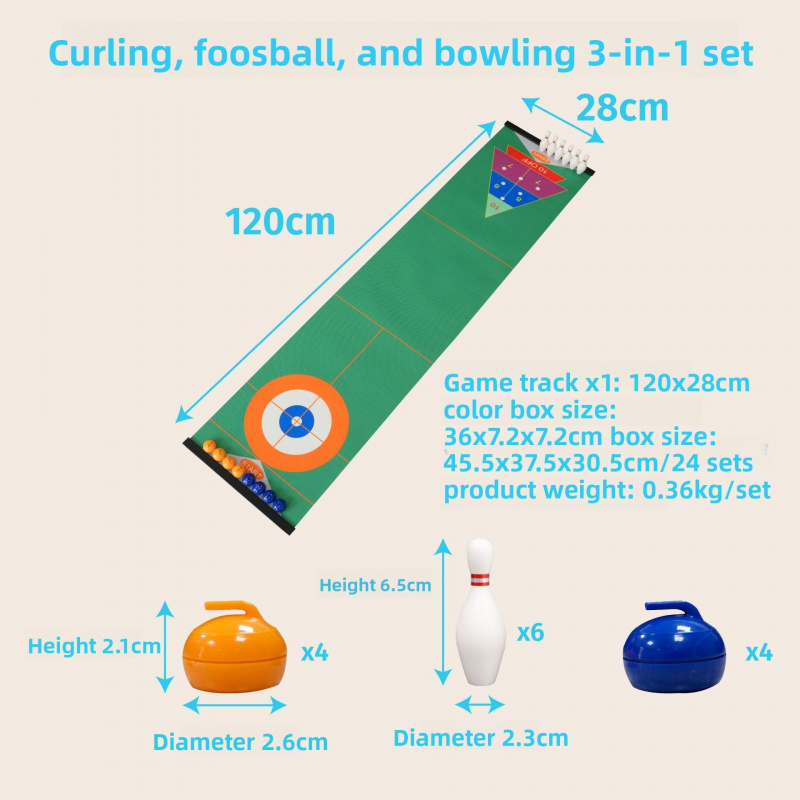 Curling-Tischspiel-Set, Mini-E – Party Games Kids And Adults Bewertung und Preis