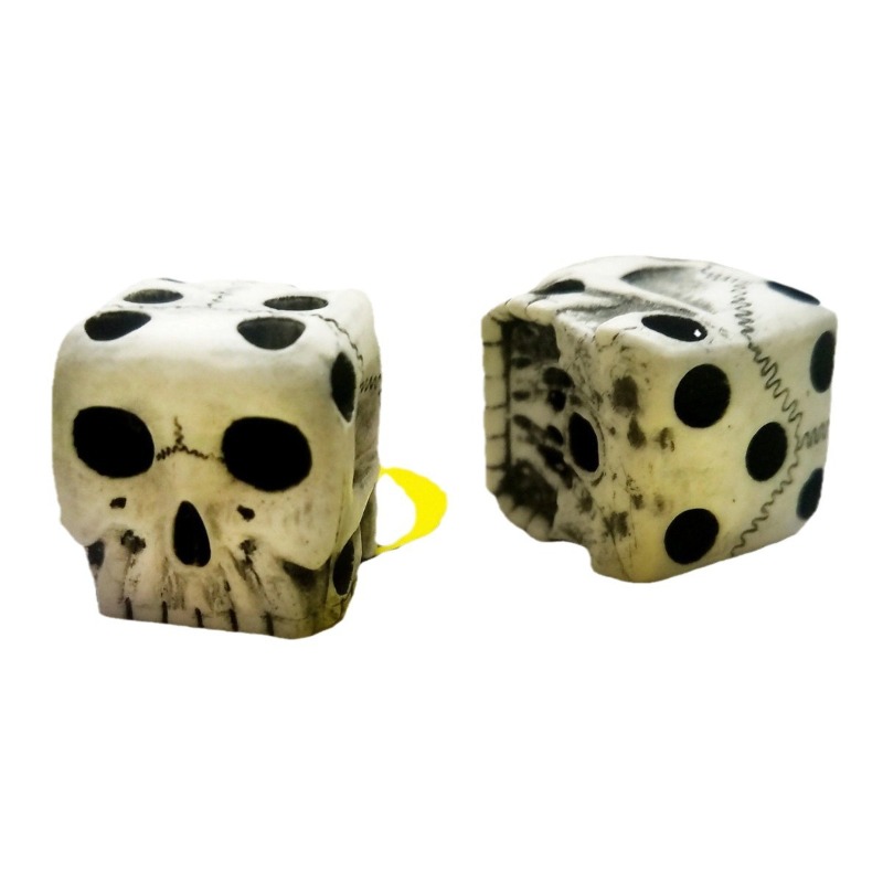 Halloween weißen Schädel Harz  – Party Games No Equipment Bewertung und Preis